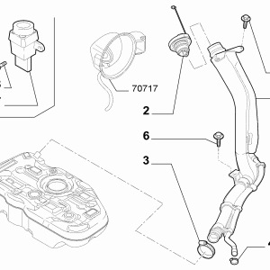 51782417 - 1.3 - 1.6 MJET LINEA YAKIT DOLUM BORUSU
